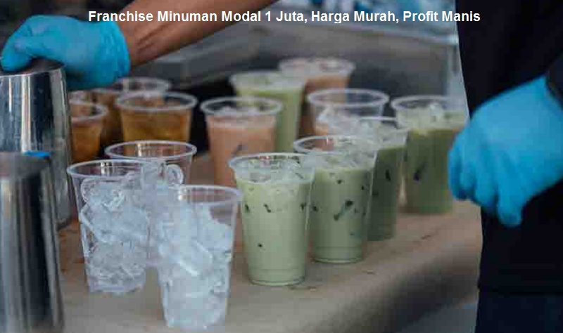 Franchise Minuman Modal 1 Juta, Harga Murah, Profit Manis