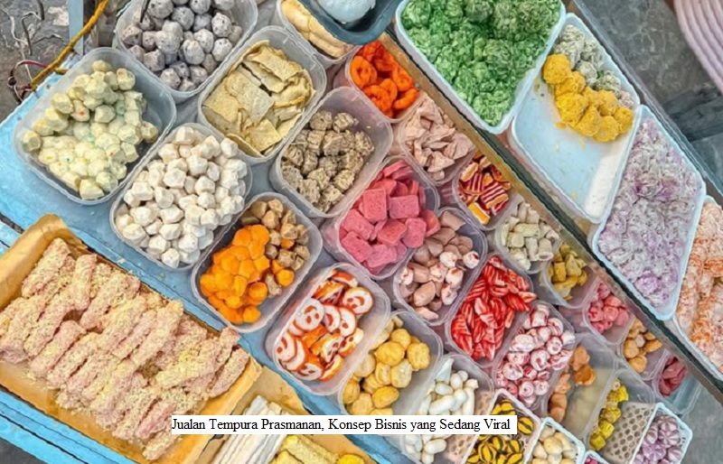 Jualan Tempura Prasmanan, Konsep Bisnis yang Sedang Viral